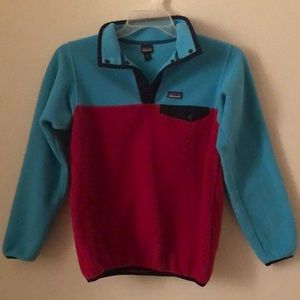 Kids Patagonia pull over fleece